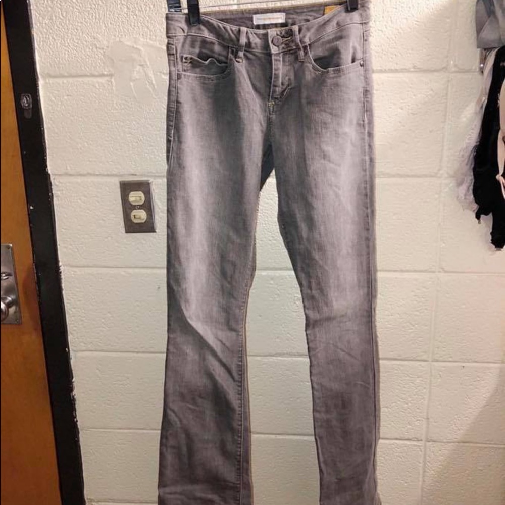 Pilcro Gray Bootcut Jeans